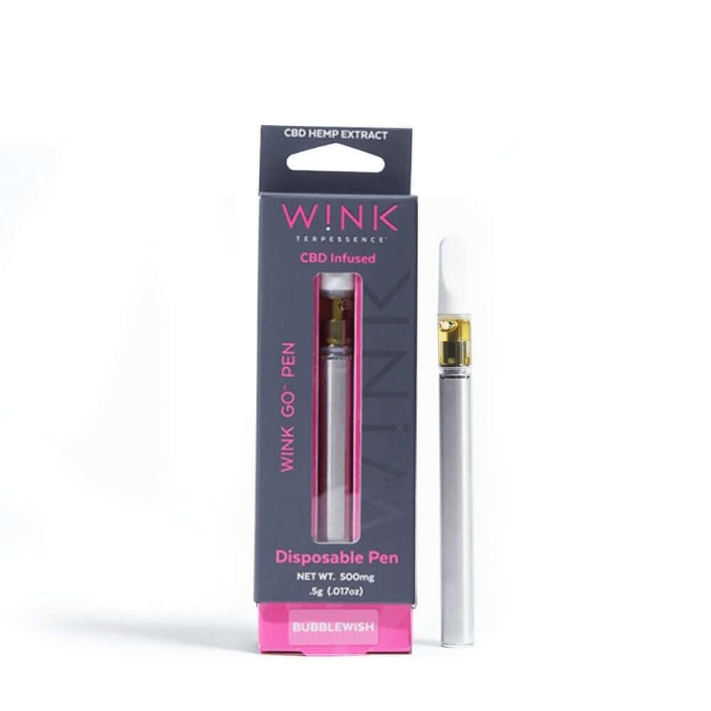 CBD VAPE OIL .5g DISPOSABLE PEN | Supports Pain + Inflammation | Reduces Anxiety + Depression | winkwellness.com