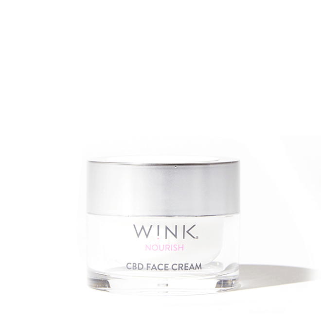 Nourishing CBD Face Cream Women AntiAging WINK Wellness